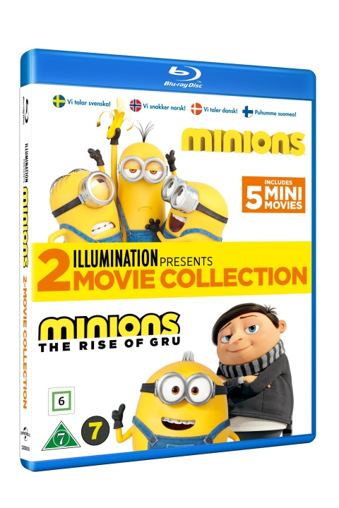 MINIONS 1&2 in the group HOME ELECTRONICS / Audio & Picture / TV & Accessories / Movies / Blu-ray at TP E-commerce Nordic AB (D03314)