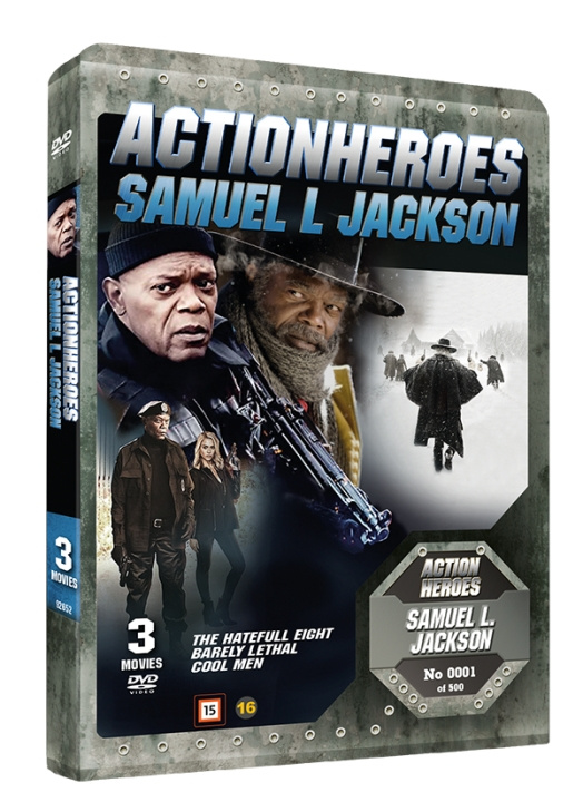 SAMUEL L. JACKSON - ACTION HEROES in the group HOME ELECTRONICS / Audio & Picture / TV & Accessories / Movies / DVD at TP E-commerce Nordic AB (D03376)