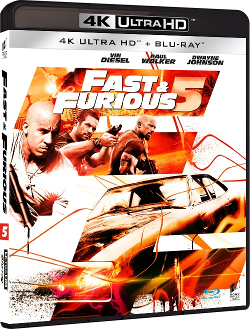 Fast & Furious 5 - 4k Uhd+ Blu ray in the group HOME ELECTRONICS / Audio & Picture / TV & Accessories / Movies / Blu-ray at TP E-commerce Nordic AB (D03491)