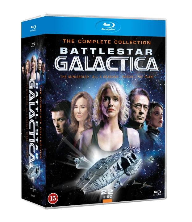 Battlestar Galactica Complete Collection BD in the group HOME ELECTRONICS / Audio & Picture / TV & Accessories / Movies / Blu-ray at TP E-commerce Nordic AB (D03512)