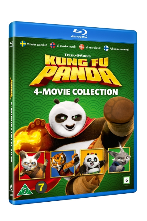 KUNG FU PANDA BOX 1-4 in the group HOME ELECTRONICS / Audio & Picture / TV & Accessories / Movies / Blu-ray at TP E-commerce Nordic AB (D03519)