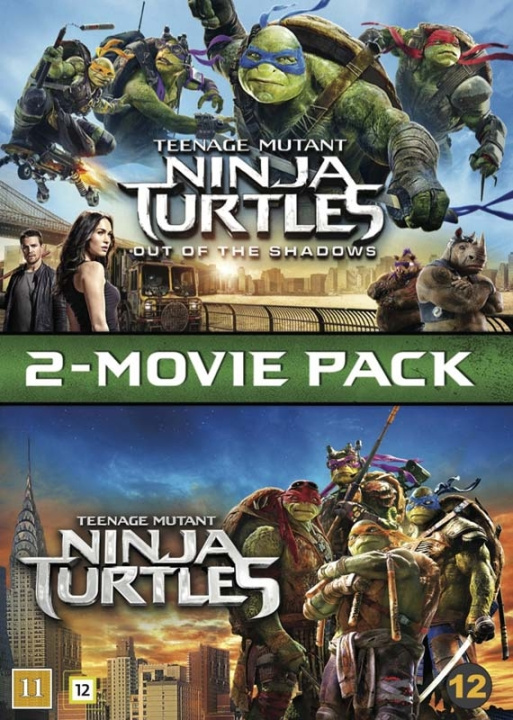 Teenage Mutant Ninja Turtles 1 & 2 - DVD in the group HOME ELECTRONICS / Audio & Picture / TV & Accessories / Movies / DVD at TP E-commerce Nordic AB (D03547)