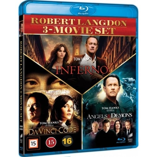 Dan Brown 3-movie set (Blu-Ray) in the group HOME ELECTRONICS / Audio & Picture / TV & Accessories / Movies / Blu-ray at TP E-commerce Nordic AB (D03633)