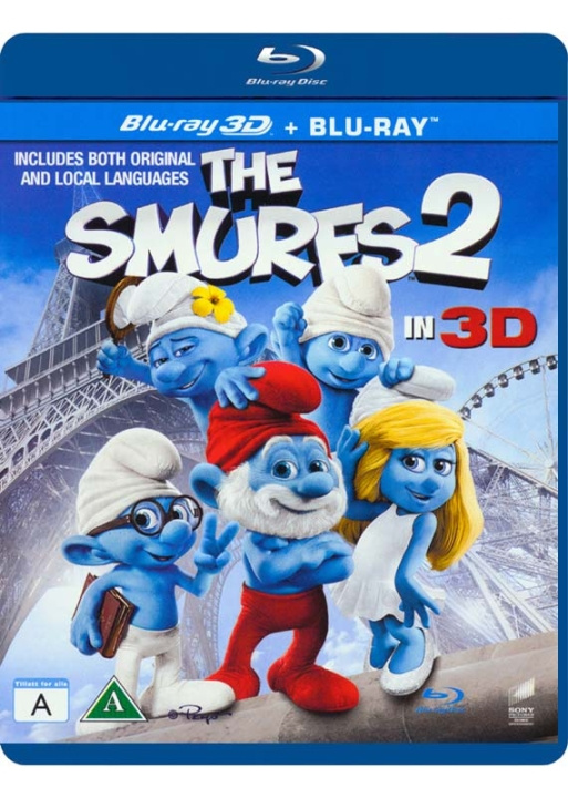 The Smurfs 2/Smølferne 2 (3D Blu-Ray) in the group HOME ELECTRONICS / Audio & Picture / TV & Accessories / Movies / Blu-ray at TP E-commerce Nordic AB (D03716)