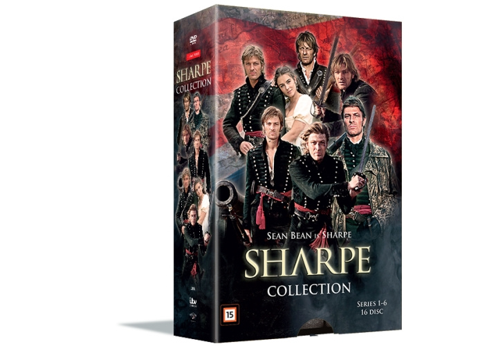 Sharpes Collection - 16 DVD BOX SET in the group HOME ELECTRONICS / Audio & Picture / TV & Accessories / Movies / DVD at TP E-commerce Nordic AB (D03739)