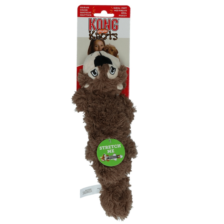 Kong Kong Scrunch Knots Squirrel S/M - (KONGNKS33E) in the group HOME, HOUSEHOLD & GARDEN / Pet Accessories / Dog at TP E-commerce Nordic AB (D03790)