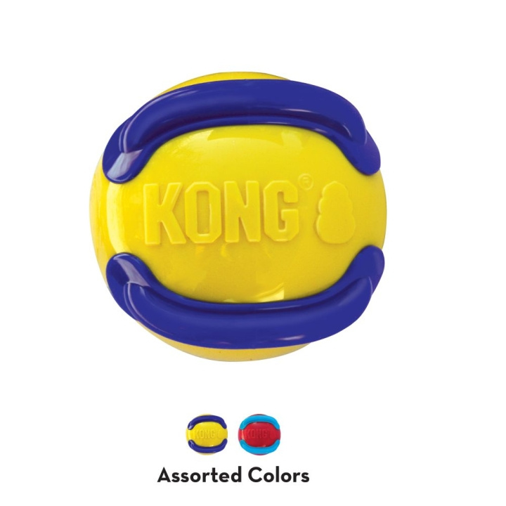 Kong Jaxx Brights Ball Assorted Medium - (KONGPJB21E) in the group HOME, HOUSEHOLD & GARDEN / Pet Accessories / Dog at TP E-commerce Nordic AB (D03798)