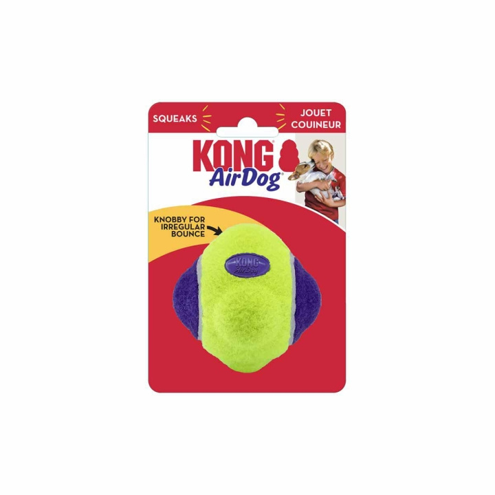 Kong Airdog Squeaker Knobby Ball Xs/S (634.6226) in the group HOME, HOUSEHOLD & GARDEN / Pet Accessories / Dog at TP E-commerce Nordic AB (D03866)