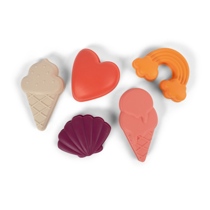 Filibabba Silicone sand toys 5 pieces - Beach Fun - (FI-03089) in the group TOYS, KIDS & BABY PRODUCTS / Outdoor toys / Garden toys at TP E-commerce Nordic AB (D03893)