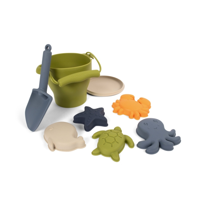 Filibabba Silicone beach set - Animals of the Sea - (FI-03031) in the group TOYS, KIDS & BABY PRODUCTS / Outdoor toys / Garden toys at TP E-commerce Nordic AB (D03894)