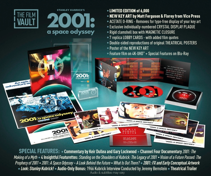 2001 A SPACE ODESSEY: VAULT EDITION in the group HOME ELECTRONICS / Audio & Picture / TV & Accessories / Movies / Blu-ray at TP E-commerce Nordic AB (D03905)