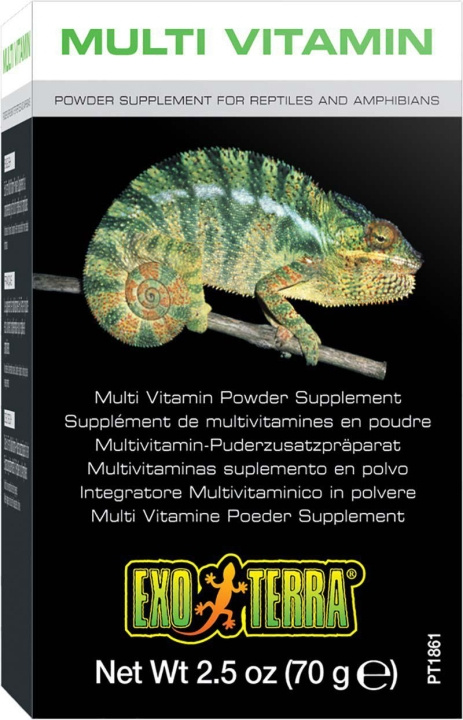 Exoterra Multivitamin 70Gr - (236.0950) in the group HOME, HOUSEHOLD & GARDEN / Pet Accessories / Accessories for terrariums at TP E-commerce Nordic AB (D03924)