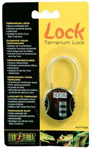 Exoterra Terrarium combination Lock - (228.0110) in the group HOME, HOUSEHOLD & GARDEN / Pet Accessories / Accessories for terrariums at TP E-commerce Nordic AB (D03927)