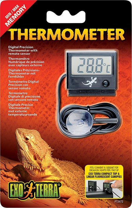 Exoterra Termometer Digital - (228.0072) in the group HOME, HOUSEHOLD & GARDEN / Pet Accessories / Accessories for terrariums at TP E-commerce Nordic AB (D03928)