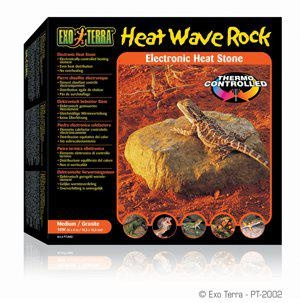 Exoterra Heated Stone M 15.5X15.5Cm 10W - (225.2002) in the group HOME, HOUSEHOLD & GARDEN / Pet Accessories / Accessories for terrariums at TP E-commerce Nordic AB (D03929)