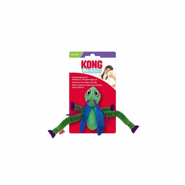 Kong Crackles Grasshopper 15X15X5Cm in the group HOME, HOUSEHOLD & GARDEN / Pet Accessories / Cat at TP E-commerce Nordic AB (D03933)