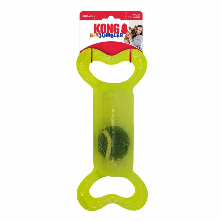 Kong Jumbler Tug Mix M/L 32X14X8Cm in the group HOME, HOUSEHOLD & GARDEN / Pet Accessories / Dog at TP E-commerce Nordic AB (D03937)