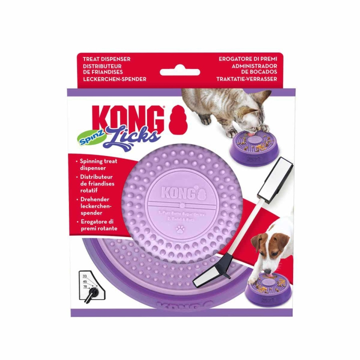 Kong Licks Spinz S 15x15x4cm in the group HOME, HOUSEHOLD & GARDEN / Pet Accessories / Dog at TP E-commerce Nordic AB (D03940)