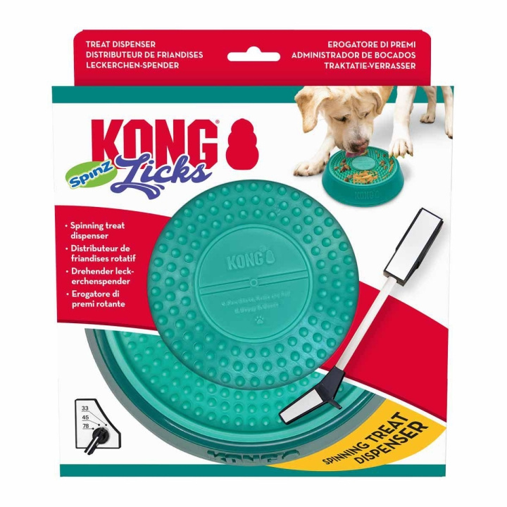 Kong Licks Spinz L 20x20x4,5cm in the group HOME, HOUSEHOLD & GARDEN / Pet Accessories / Dog at TP E-commerce Nordic AB (D03941)