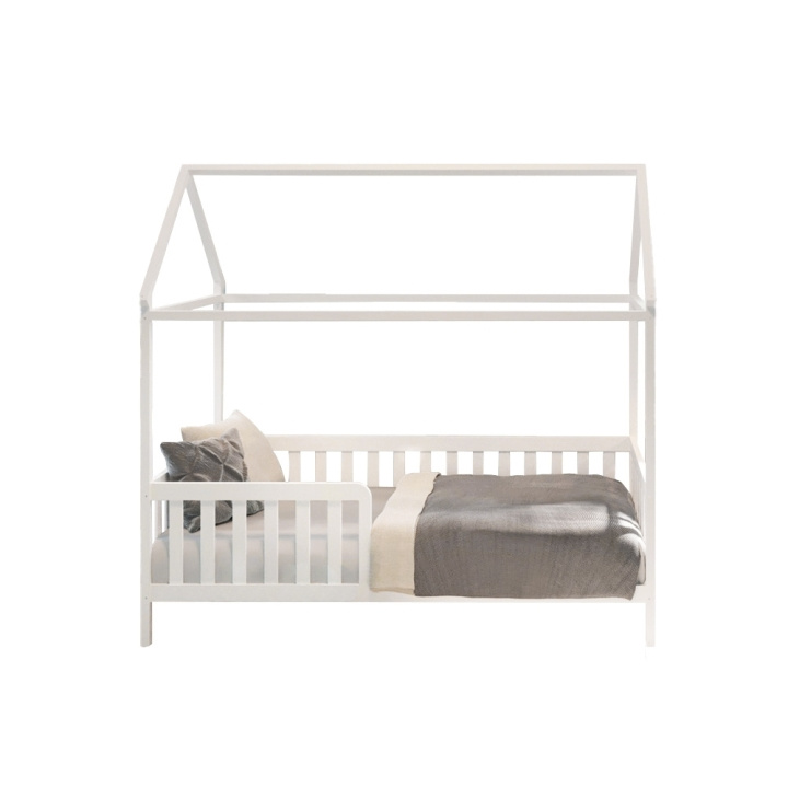 Babytrold House Junior Bed w. Roof 80 x 160 cm - White in the group TOYS, KIDS & BABY PRODUCTS / Children\'s room / Childrens beds at TP E-commerce Nordic AB (D03969)