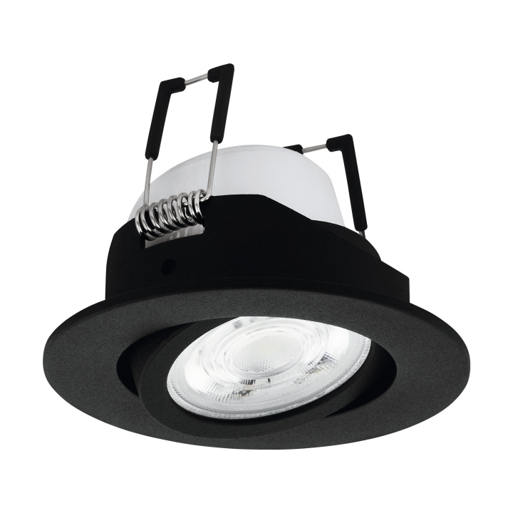 Eglo Saliceto-Z recessed light black Ø8.8 - RGB + TW - Zigbee, Bluetooth in the group HOME ELECTRONICS / Lighting / Ceiling lights at TP E-commerce Nordic AB (D04056)