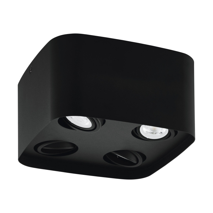 Eglo Caminales-Z ceiling lamp black 24x24 - RGB + TW - Zigbee, Bluetooth in the group HOME, HOUSEHOLD & GARDEN / Electricity & Lighting / Outdoor lighting / Outdoor wall light / Outdoor wall light without sensor at TP E-commerce Nordic AB (D04060)