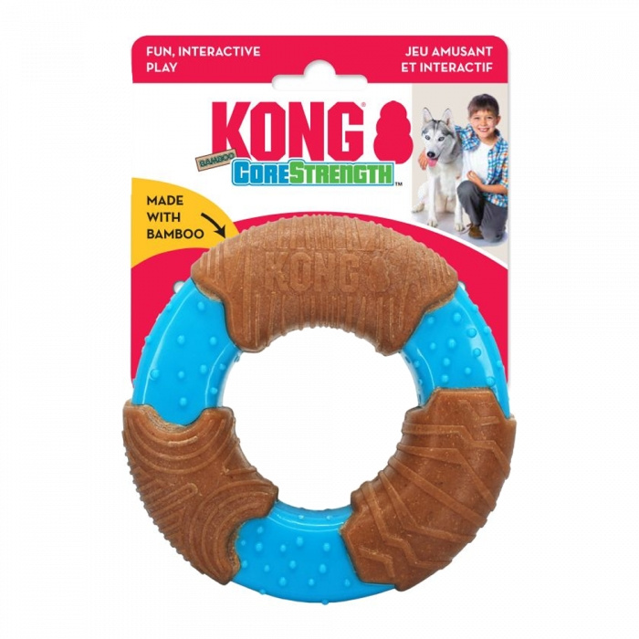 Kong CoreStrength Bamboo Ring 9,5cm - (KONGBMB31E) in the group HOME, HOUSEHOLD & GARDEN / Pet Accessories / Dog at TP E-commerce Nordic AB (D04085)