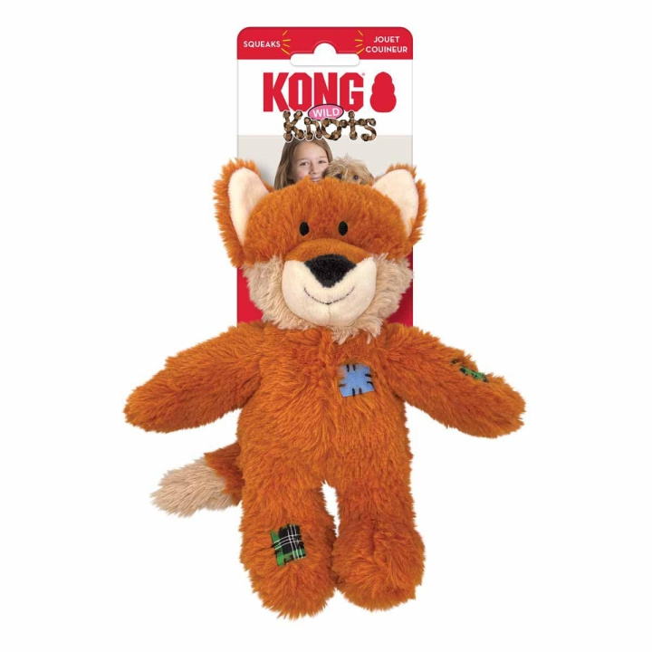 Kong Wild Knots Fox Squeak Toy S/M (634.7374) in the group HOME, HOUSEHOLD & GARDEN / Pet Accessories / Dog at TP E-commerce Nordic AB (D04087)