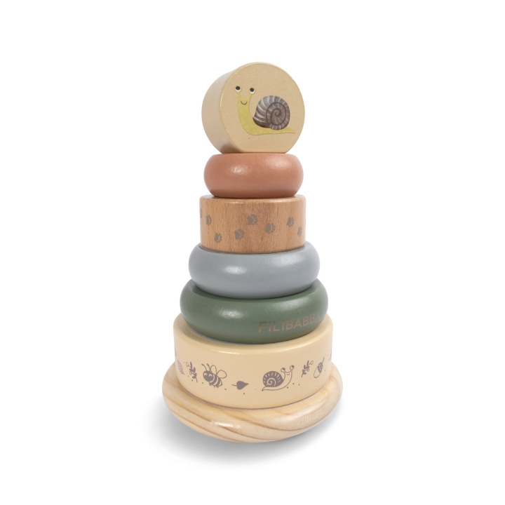 Filibabba Wooden stacking toy - (FI-03372) in the group TOYS, KIDS & BABY PRODUCTS / Baby toys / Activity toys at TP E-commerce Nordic AB (D04145)