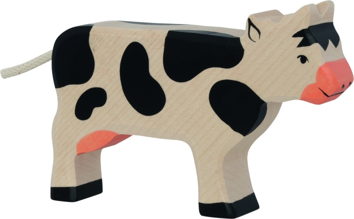 Goki Cow, standing, black - (80003) in the group TOYS, KIDS & BABY PRODUCTS / Baby toys / Activity toys at TP E-commerce Nordic AB (D04167)