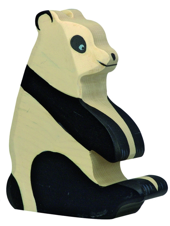 Goki Panda bear, sitting - (80191) in the group TOYS, KIDS & BABY PRODUCTS / Baby toys / Activity toys at TP E-commerce Nordic AB (D04173)