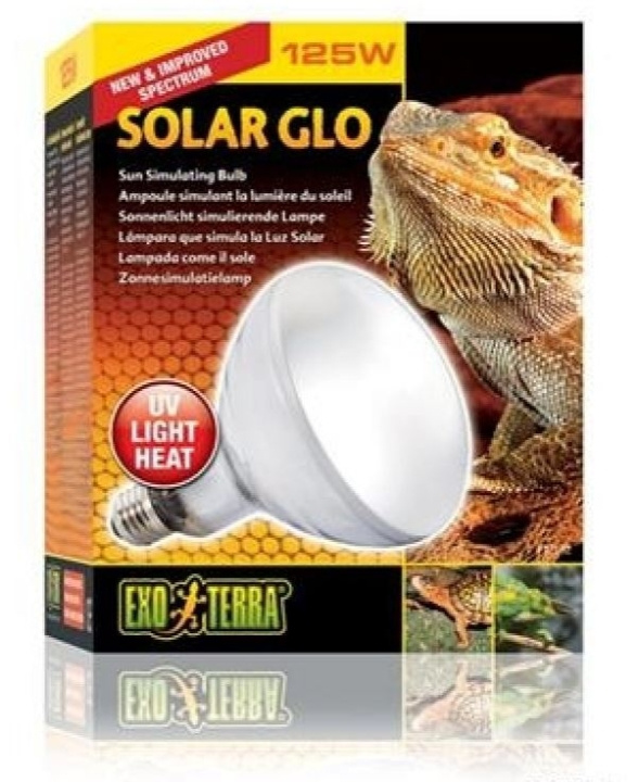 Exoterra Solar Glo 125W Uva/Uvb Heat & Sunlight E27 - (220.1820) in the group HOME, HOUSEHOLD & GARDEN / Pet Accessories / Accessories for terrariums at TP E-commerce Nordic AB (D04184)