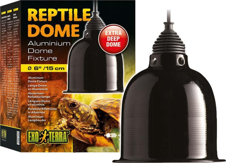 Exoterra Reptile Dome Small Ø15Cm Max 75W - (220.7076) in the group HOME, HOUSEHOLD & GARDEN / Pet Accessories / Accessories for terrariums at TP E-commerce Nordic AB (D04185)