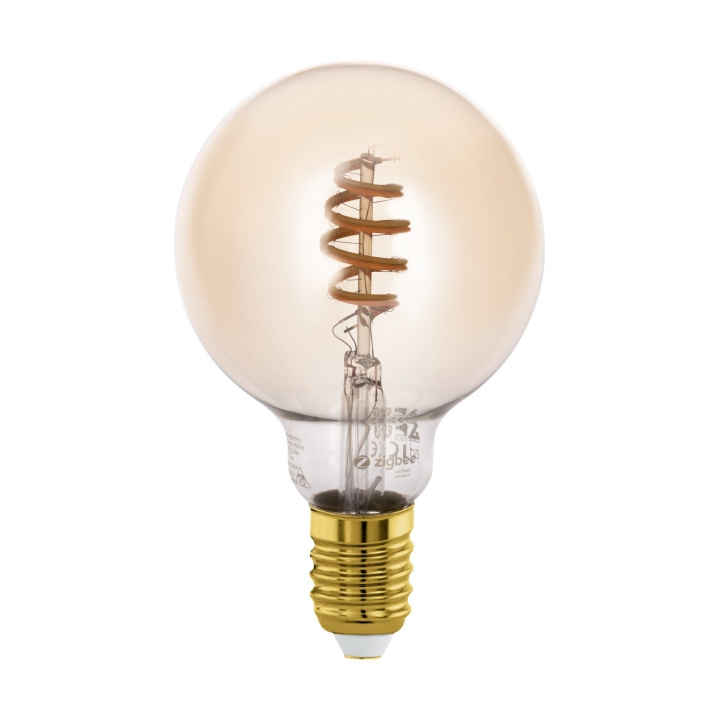 Eglo E27 G95 spiral, amber - TW - Zigbee, Bluetooth in the group HOME ELECTRONICS / Lighting / LED lamps at TP E-commerce Nordic AB (D04193)