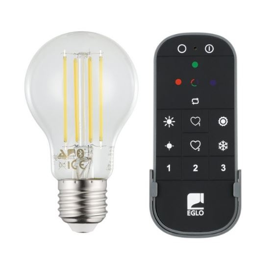 Eglo Set of 2x E27 A60, remote control - White - Zigbee, Bluetooth in the group HOME, HOUSEHOLD & GARDEN / Smart home / Smart Lights at TP E-commerce Nordic AB (D04194)