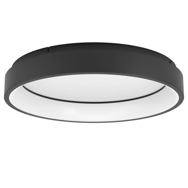 Eglo Marghera-Z ceiling lamp black Ø60 - RGB + TW - Zigbee, Bluetooth in the group HOME ELECTRONICS / Lighting / Ceiling lights at TP E-commerce Nordic AB (D04197)