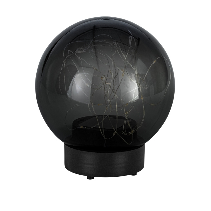 Eglo Solar Ball - Smoke - 15 cm diameter in the group HOME, HOUSEHOLD & GARDEN / Electricity & Lighting / Outdoor lighting / Solar lamp at TP E-commerce Nordic AB (D04215)