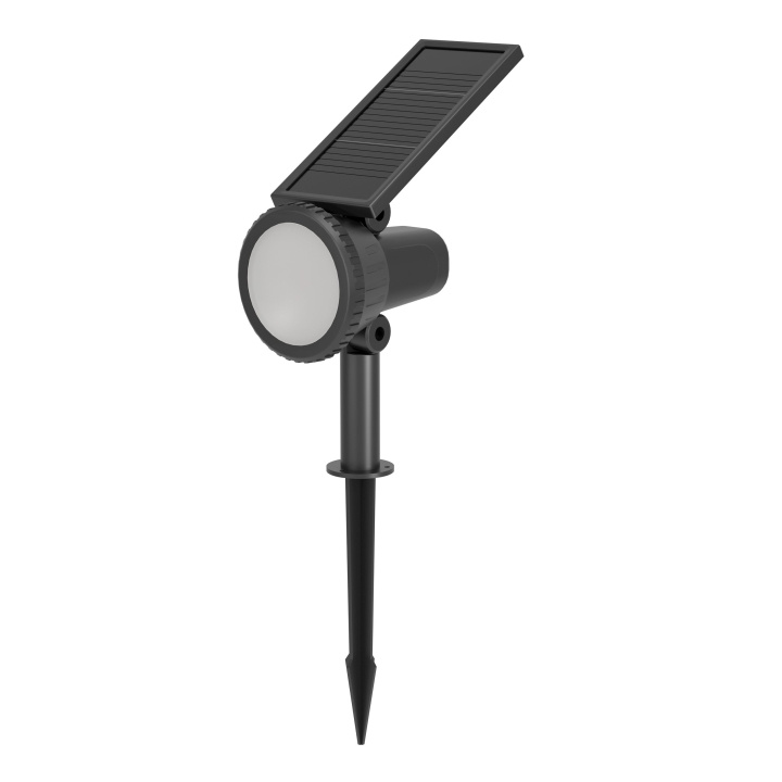 Eglo SAMBUCO SOLAR SPOT SPIKE RGBW - Black in the group HOME, HOUSEHOLD & GARDEN / Electricity & Lighting / Outdoor lighting / Garden lighting at TP E-commerce Nordic AB (D04217)