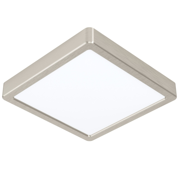 Eglo Fueva-Z ceiling lamp brushed steel 21x21 - TW - Zigbee, Bluetooth in the group HOME ELECTRONICS / Lighting / Ceiling lights at TP E-commerce Nordic AB (D04236)