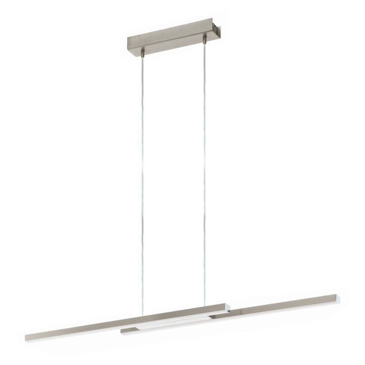 Eglo Fraioli-Z long table pendant brushed steel - RGB + TW - Zigbee, Bluetooth in the group HOME ELECTRONICS / Lighting / Ceiling lights at TP E-commerce Nordic AB (D04253)