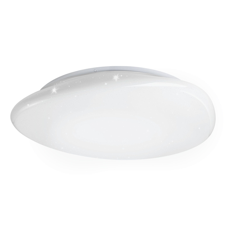 Eglo Sileras-Z ceiling lamp white with crystal effect Ø43 - RGB + TW - Zigbee, Bluetooth in the group HOME ELECTRONICS / Lighting / Ceiling lights at TP E-commerce Nordic AB (D04254)