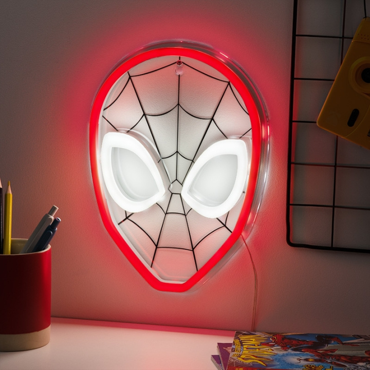 Paladone Spiderman Wall Mountable LED Neon Light in the group HOME ELECTRONICS / Lighting / Wall lights at TP E-commerce Nordic AB (D04278)