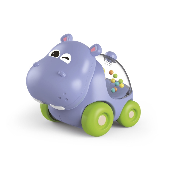 Filibabba Scandinavian Baby Products - Baby toy car - confetti hippo - (SBP-03541) in the group TOYS, KIDS & BABY PRODUCTS / Baby toys / Activity toys at TP E-commerce Nordic AB (D04312)