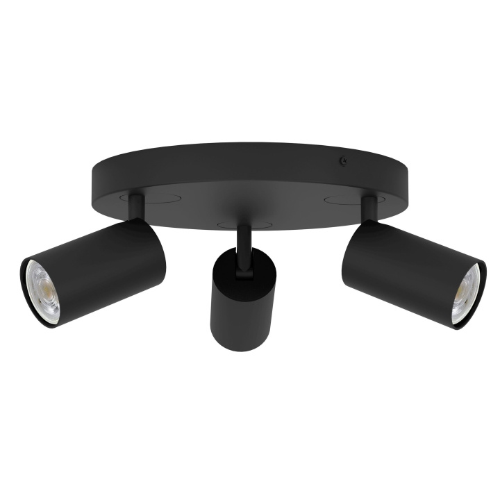 Eglo Telimbela-Z spot roundel black - RGB + TW - Zigbee, Bluetooth in the group HOME ELECTRONICS / Lighting / Ceiling lights at TP E-commerce Nordic AB (D04319)