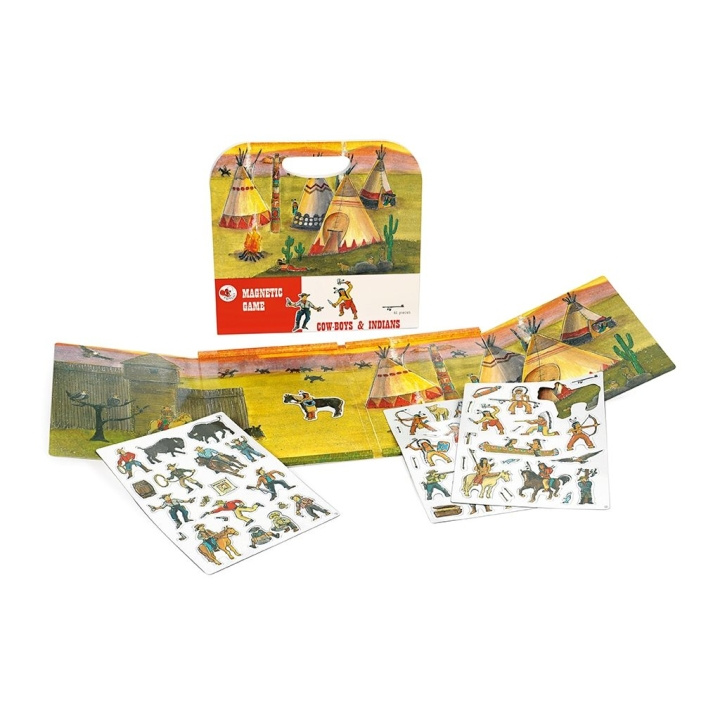 Egmont Toys Magnetic Game Cowboy & Indian - (630663) in the group TOYS, KIDS & BABY PRODUCTS / Games / Board games at TP E-commerce Nordic AB (D04321)