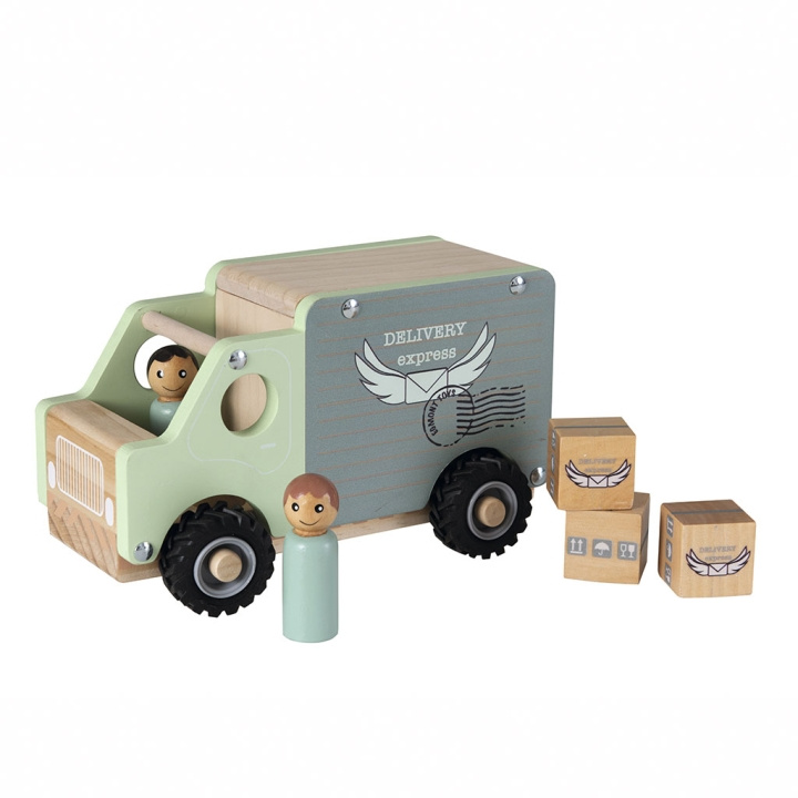 Egmont Toys Big Wooden Delivery Truck - (511122) in the group TOYS, KIDS & BABY PRODUCTS / Toys / Toy cars at TP E-commerce Nordic AB (D04343)