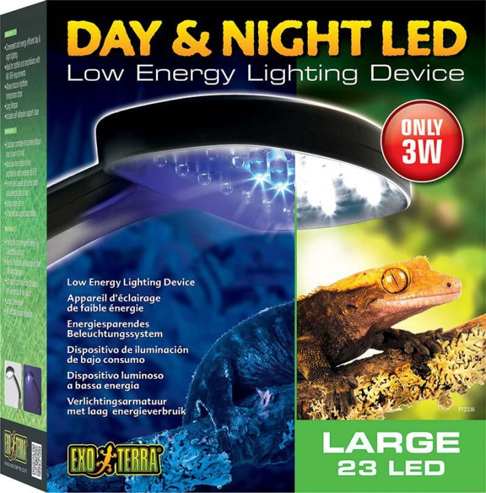 Exoterra Day & Night Led 3W 22 White/2 Blue Led - (205.2906) in the group HOME, HOUSEHOLD & GARDEN / Pet Accessories / Accessories for terrariums at TP E-commerce Nordic AB (D04385)