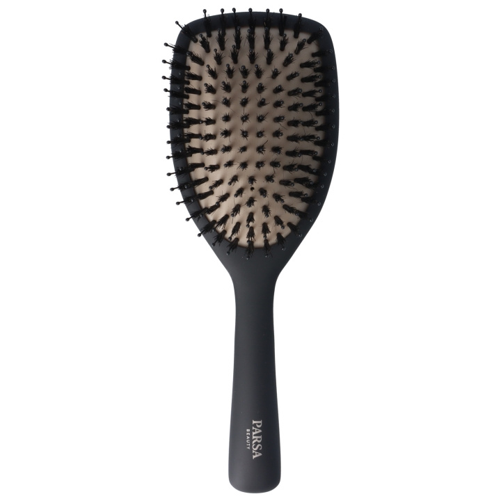 Parsa KERATIN CARE & SHINE PADDLE BRUSH - Black - L in the group BEAUTY & HEALTH / Hair & Styling / Hair brushes at TP E-commerce Nordic AB (D04399)