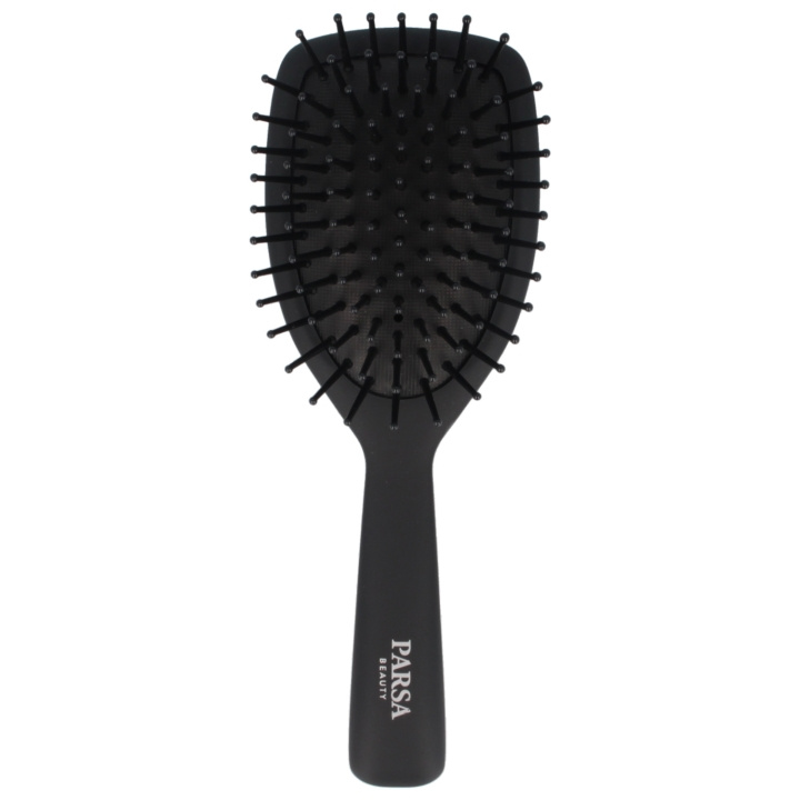 Parsa Carbon Antistatic Paddle Brush - Black - S in the group BEAUTY & HEALTH / Hair & Styling / Hair brushes at TP E-commerce Nordic AB (D04404)