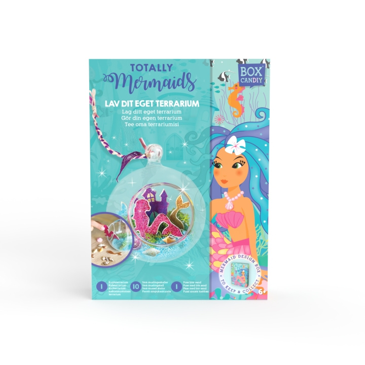 BOX CANDIY Totally Mermaids Terrarium Art - (BC-1908) in the group TOYS, KIDS & BABY PRODUCTS / Toys / Crafts at TP E-commerce Nordic AB (D04405)